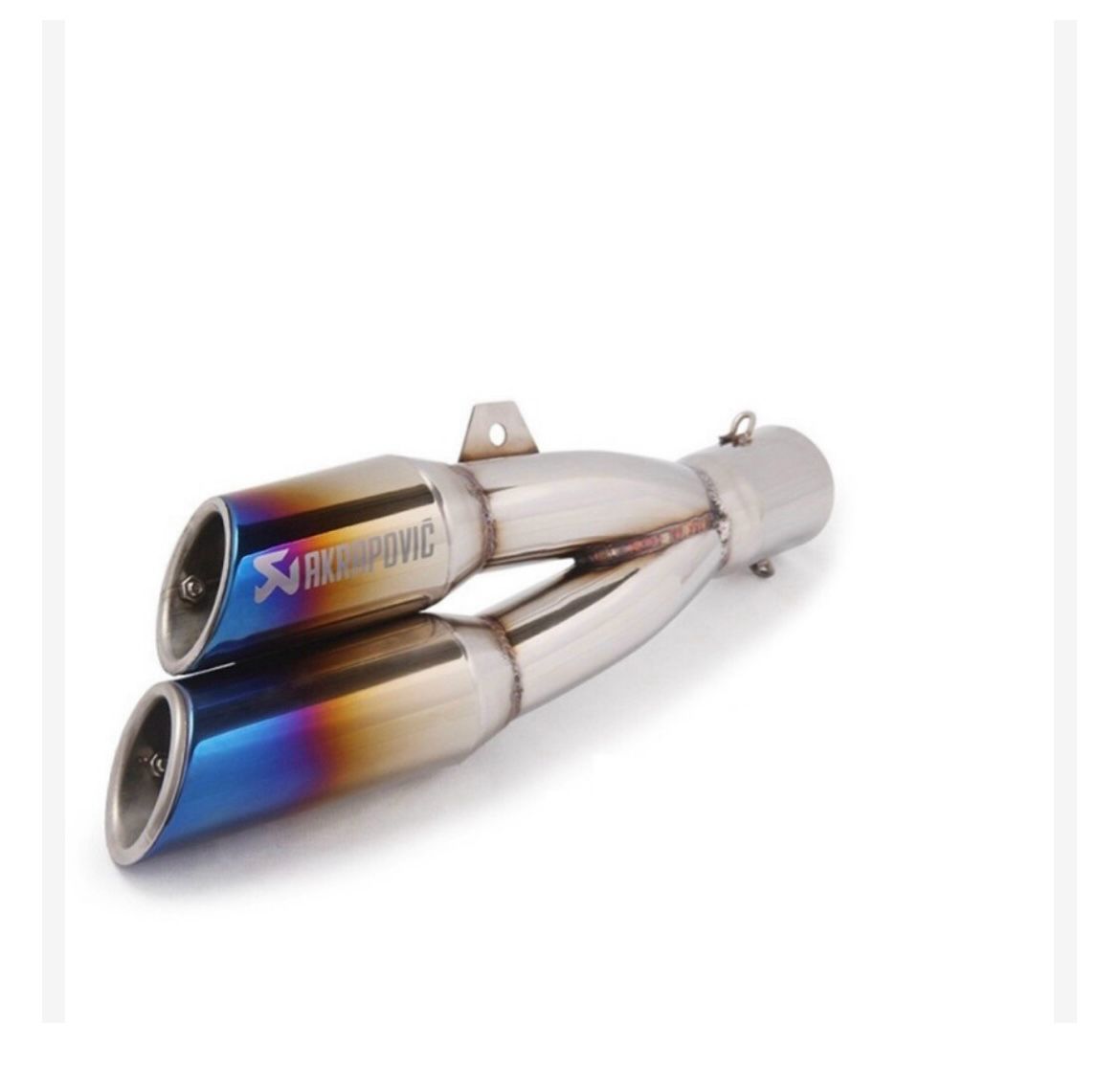 AKRAPOVIC DOUBLE BOOSTER(rainbow)